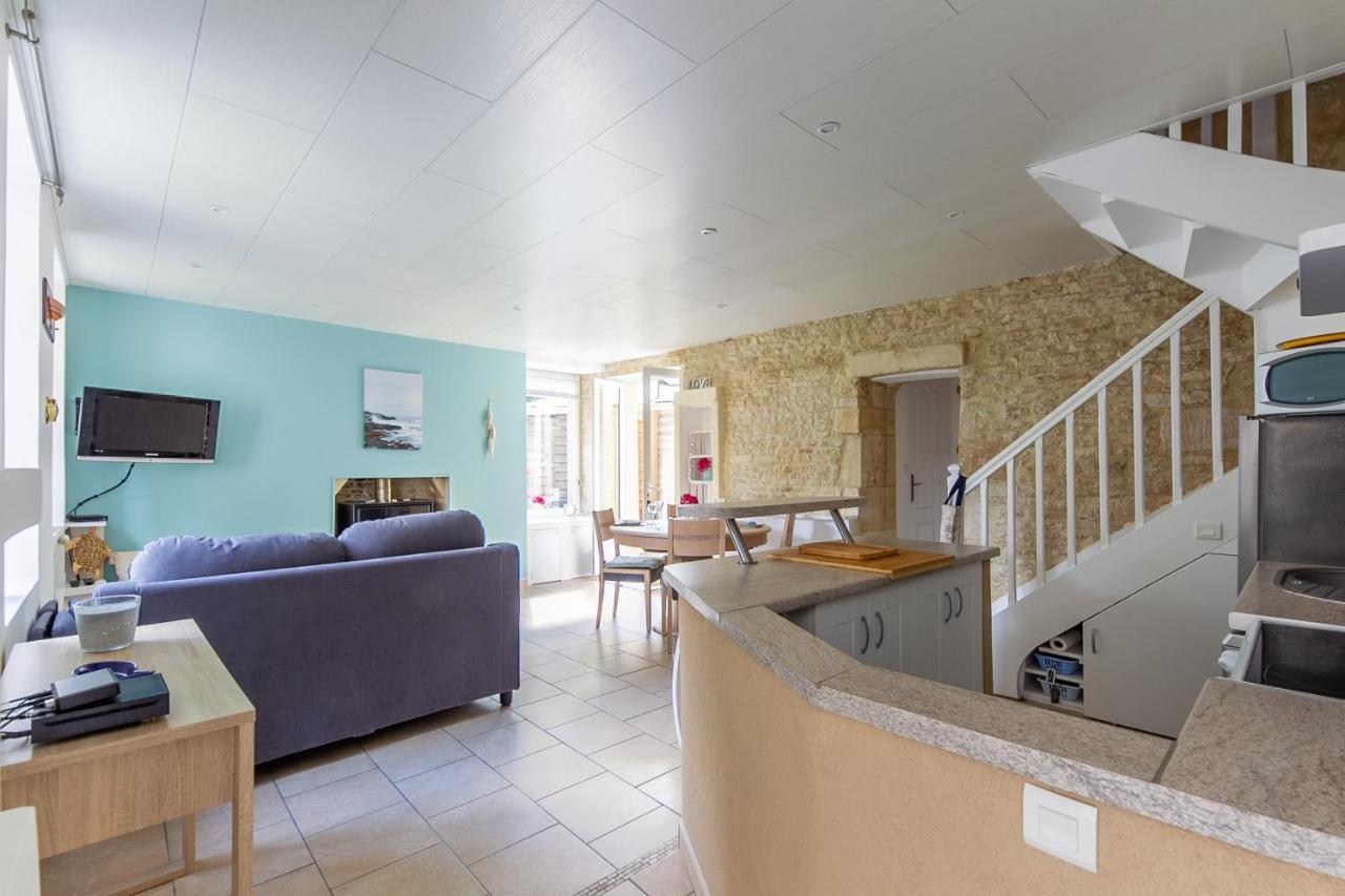 La Rochambelle - Charmante Maison De Pecheurs Bernières-sur-Mer Eksteriør billede